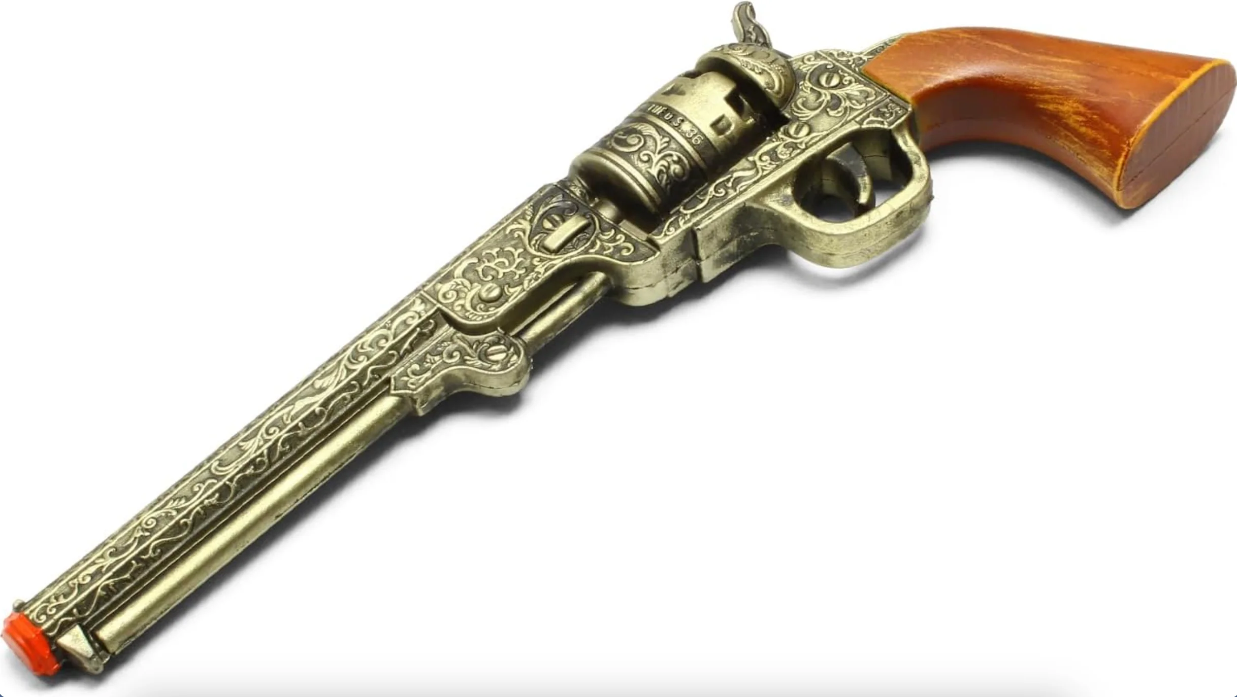 13" Decorative Western Classic Revolver Style Foam Prop Replica Gun - Image 11