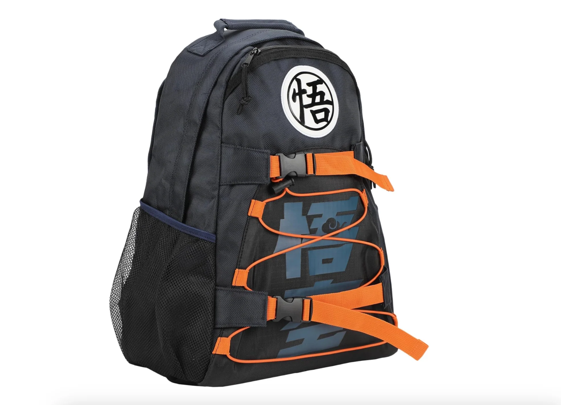 Backpack Dragon Ball Z Kanji Symbols Blue Built-Up Bag - Image 3