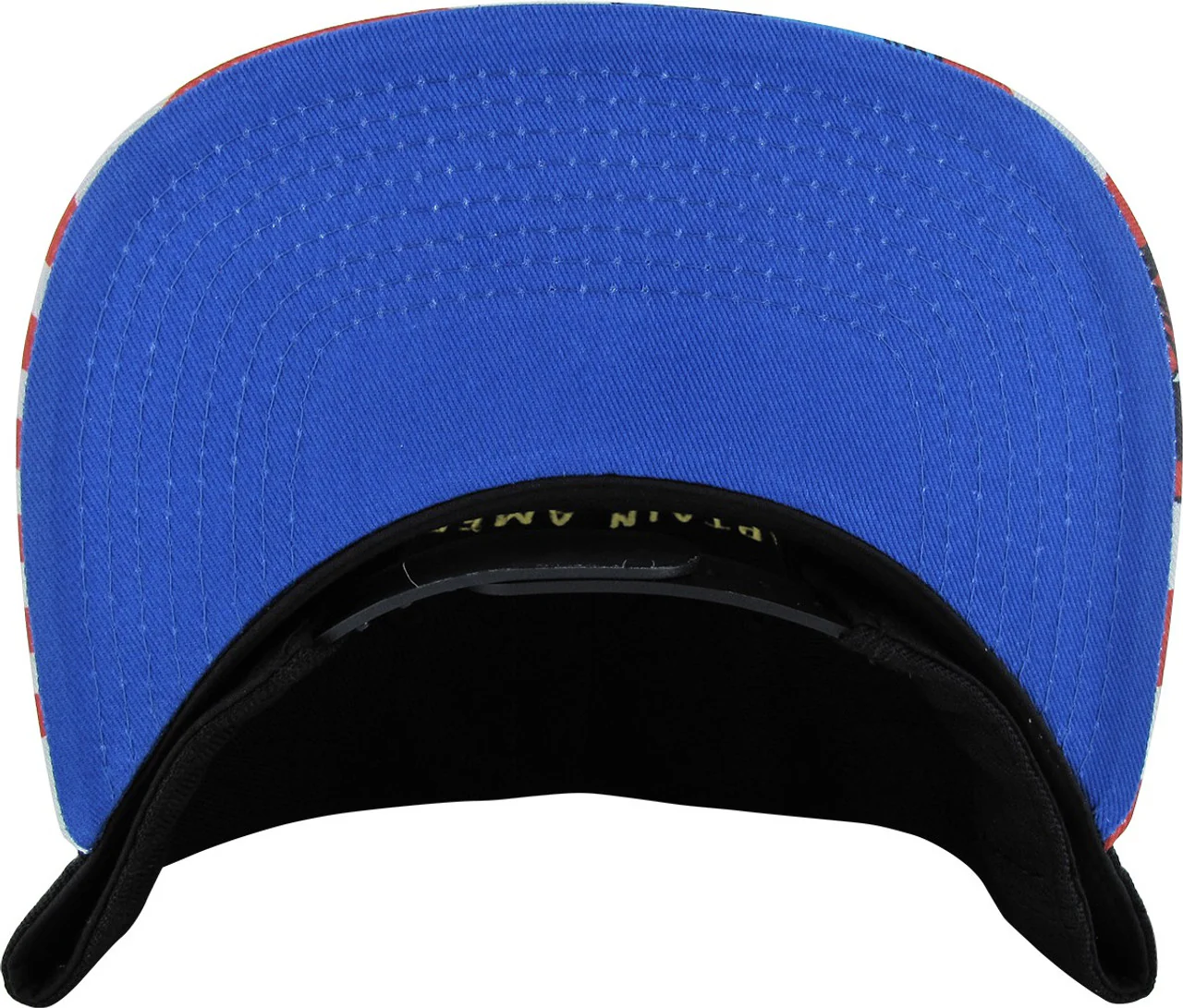 Captain America Striped Brim Snapback Hat Apparel Baseball Cap - Image 4