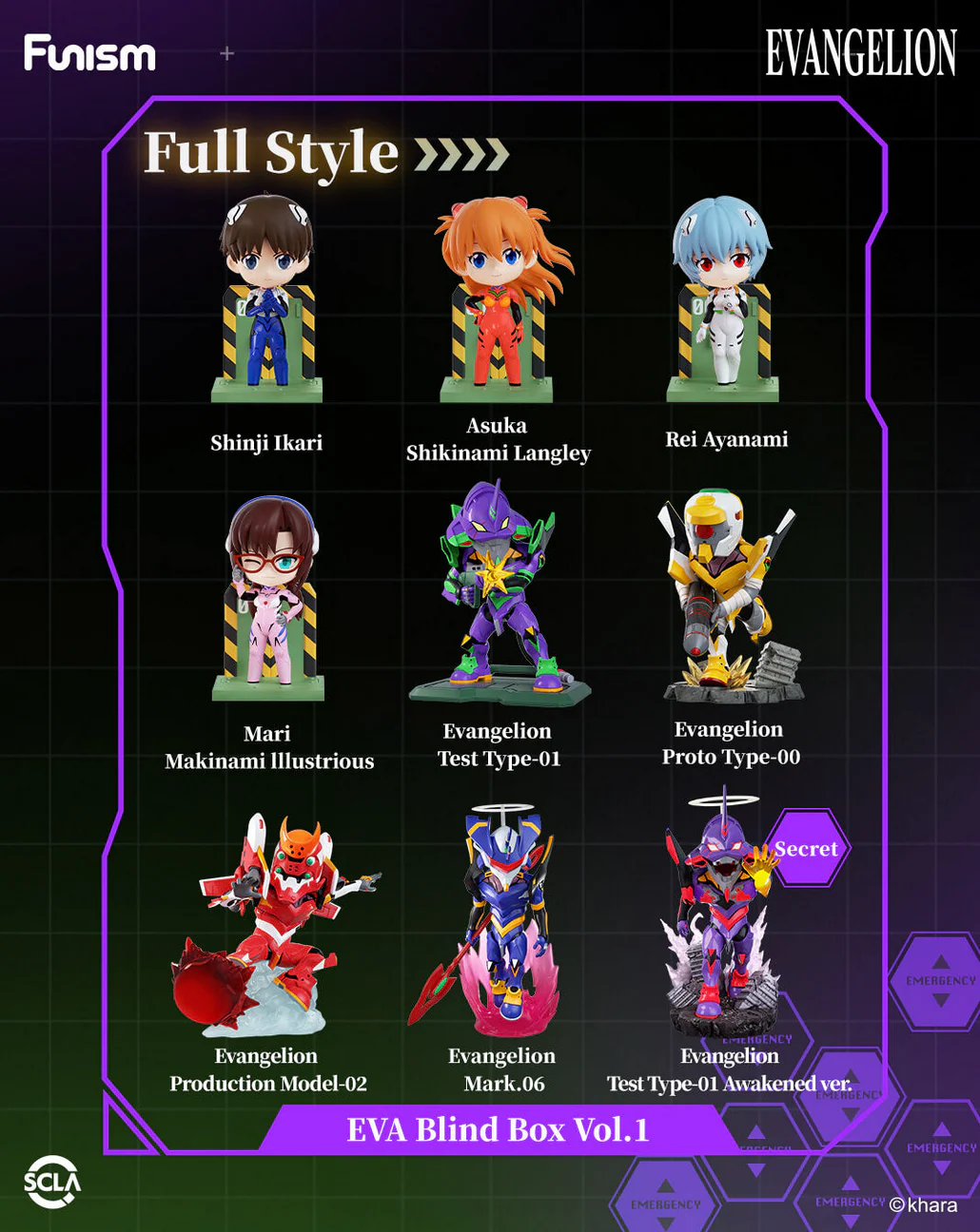 [In Stock]FUNISM EVANGELION Series Figures Vol.1 Blind Box - Image 13