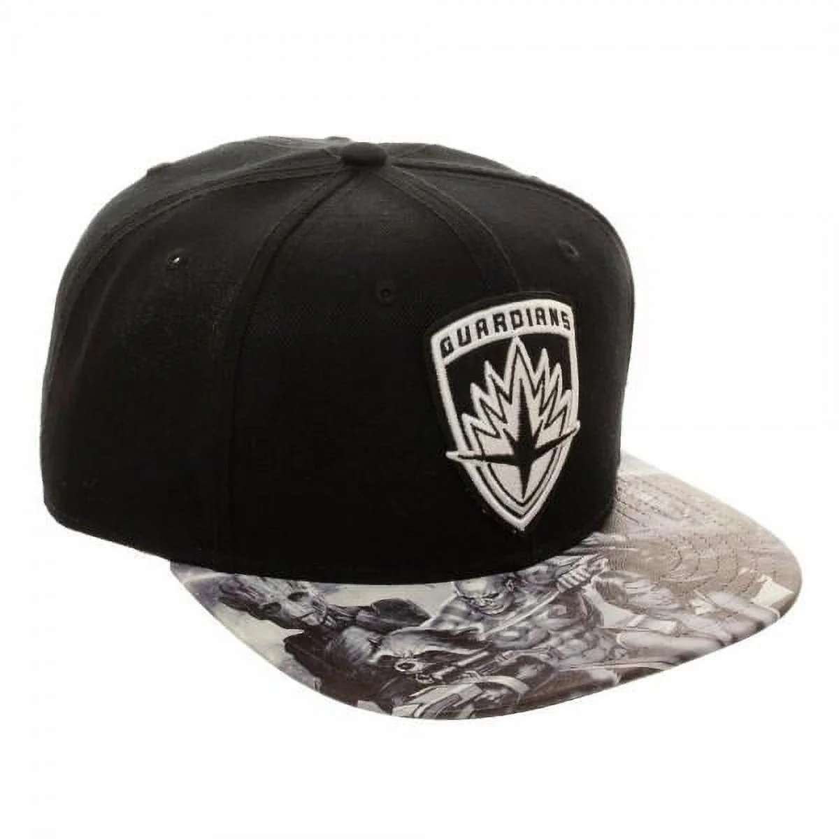 Guardians of the Galaxy Embroidered Icon with Sublimated Bill Snapback Adjustable Unisex Hat - Image 3