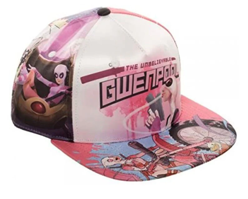 Gwenpool All Over Print Sublimated Snapback Hat Baseball Cap - Image 3