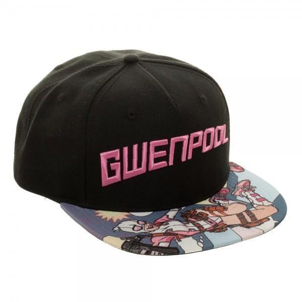 Gwenpool Snapback Hat Adjustable Baseball Cap Flat Bill - Image 3