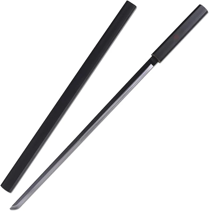40“ Naruto Sasuke Metal Sword Not Sharp Katana - Black - Image 4