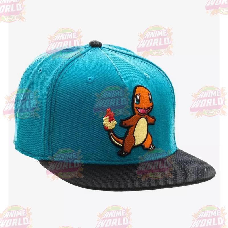 Pokemon Charmander Embroidered Snapback Cap Hat - Image 3