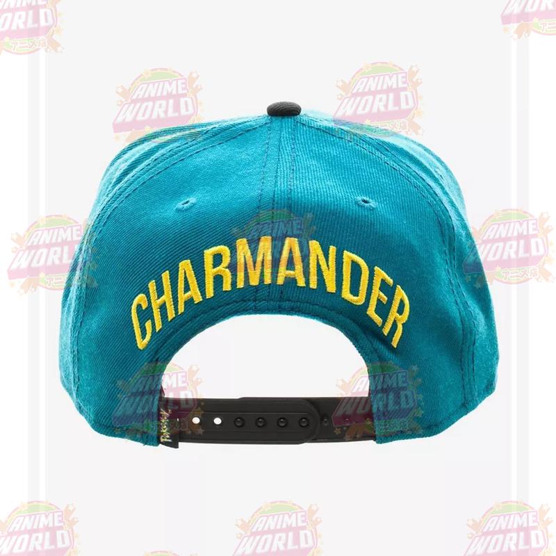 Pokemon Charmander Embroidered Snapback Cap Hat - Image 4