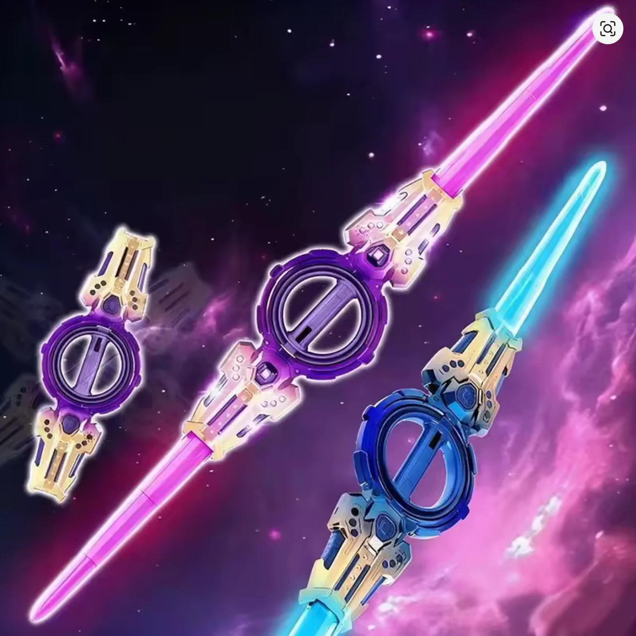 Spining Light Sword Double Blade LED Toy - Image 3