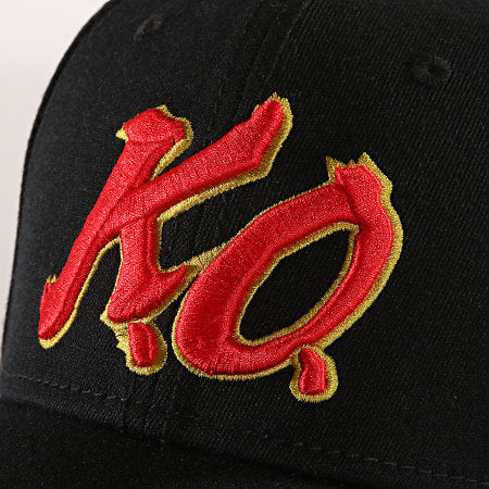 Street Fighter V K.O. Black Flex Cap Hat - Image 5