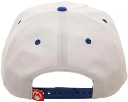 Super Mario Big Face Oxford 5 Panel Slouch Snapback Hat Baseball Cap Hat Adjustable - Image 3