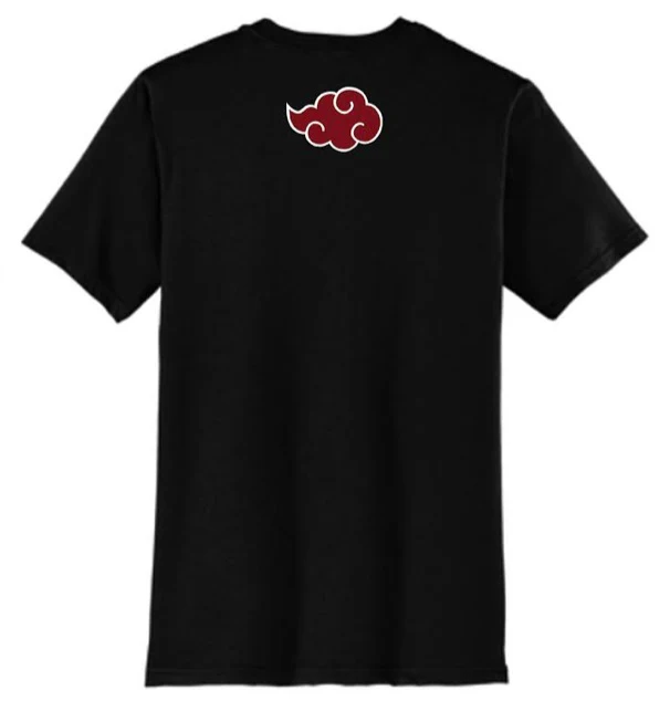 T-Shirt - Naruto - Village Symbols & Akatsuki Cloud - 100%Cotton Unisex Shirt - Image 3