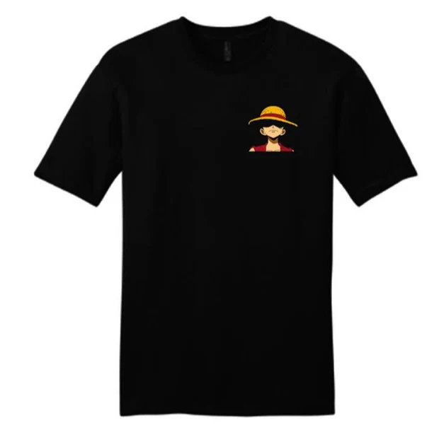 T-Shirt One Piece Luffy & Straw Hat Pirates Jolly Roger - Image 3