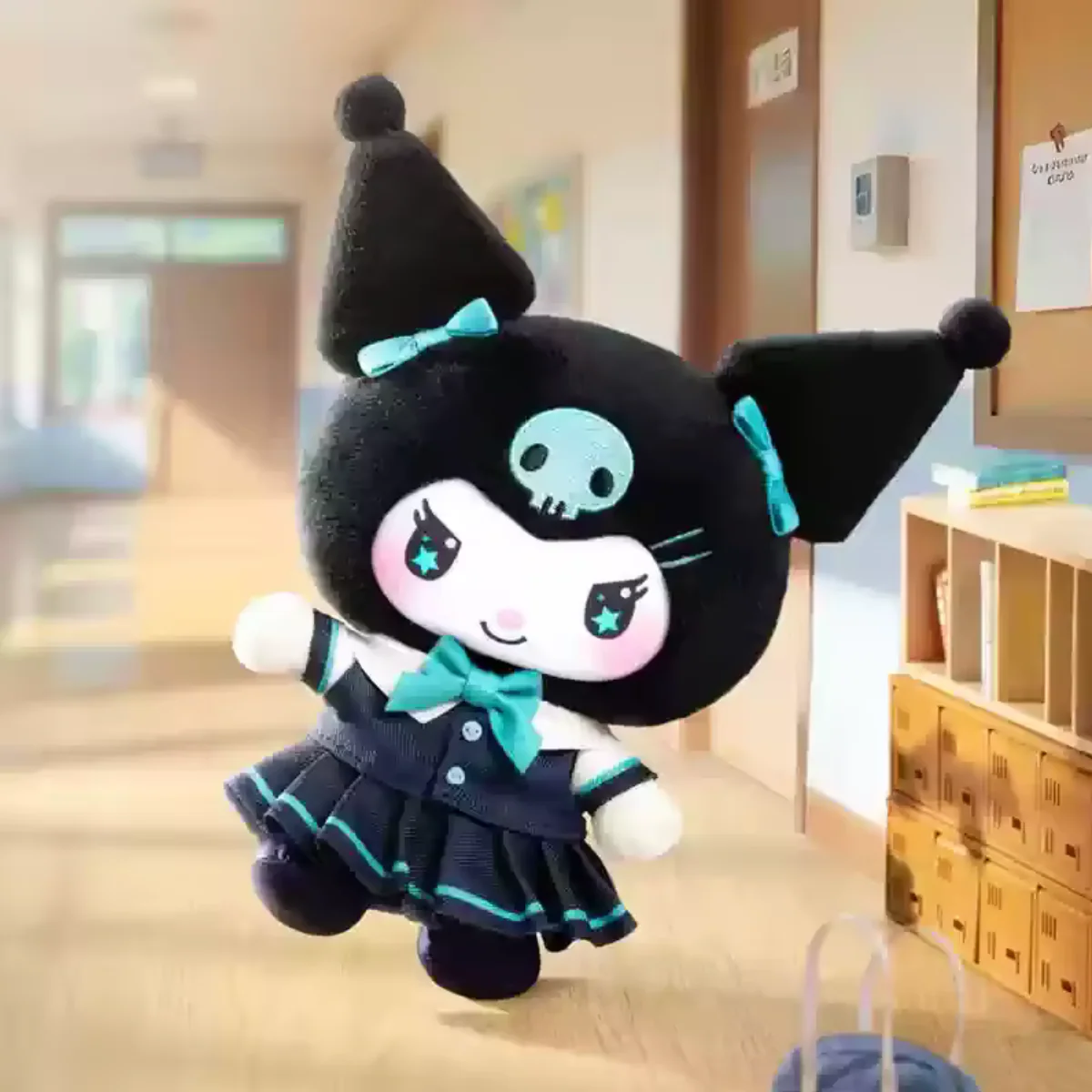 Top Top Sanrio KUROMI School Life Vinyl Plush Keychain Gift Blind Box - Image 3