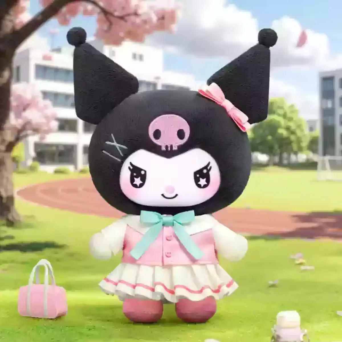 Top Top Sanrio KUROMI School Life Vinyl Plush Keychain Gift Blind Box - Image 6