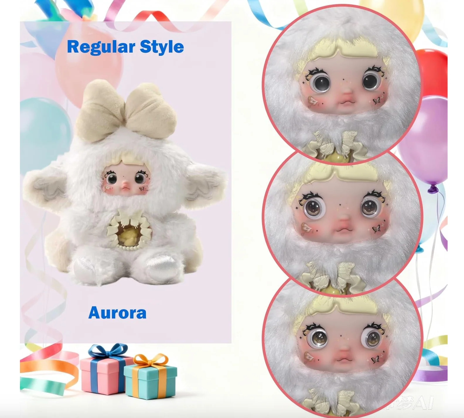 TopToy NOMMI Fantasy World Series Plush Keychain Blind Box - Image 15