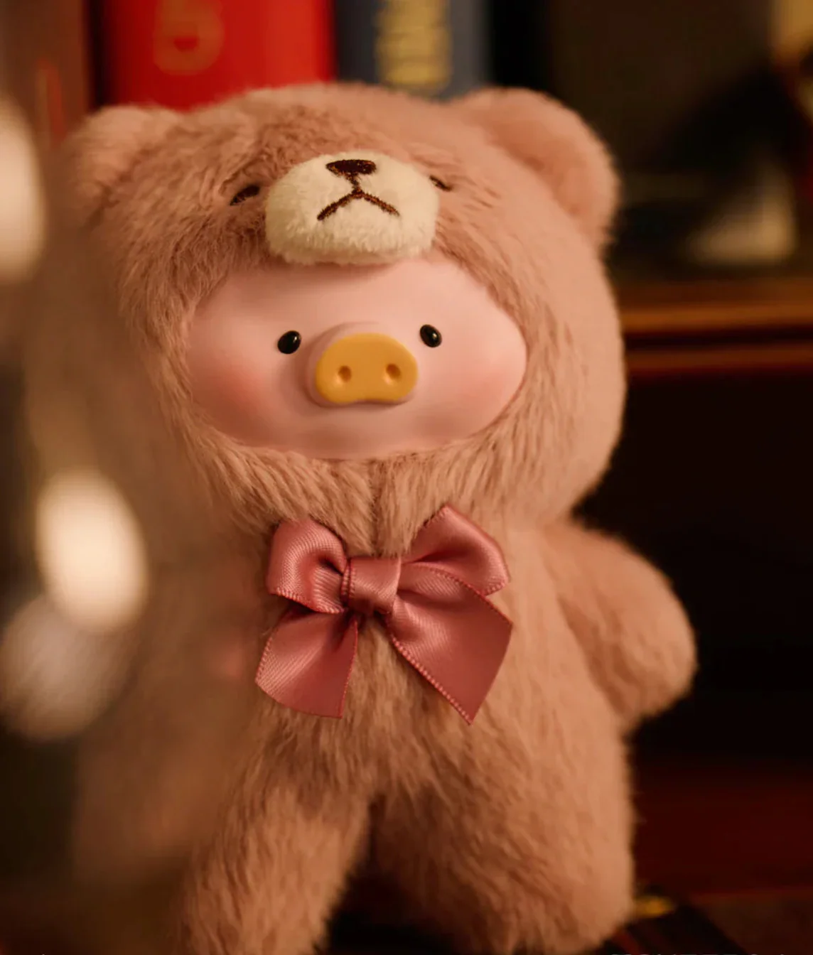 Toyzero+ Lulu Teddy The Piggy Vintage Plush Keychain Blind Box - Image 4