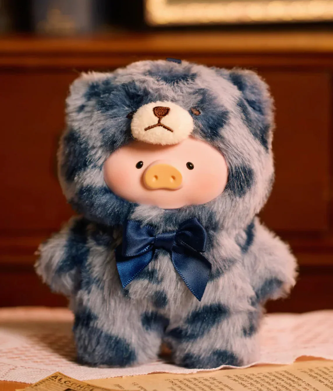 Toyzero+ Lulu Teddy The Piggy Vintage Plush Keychain Blind Box - Image 8